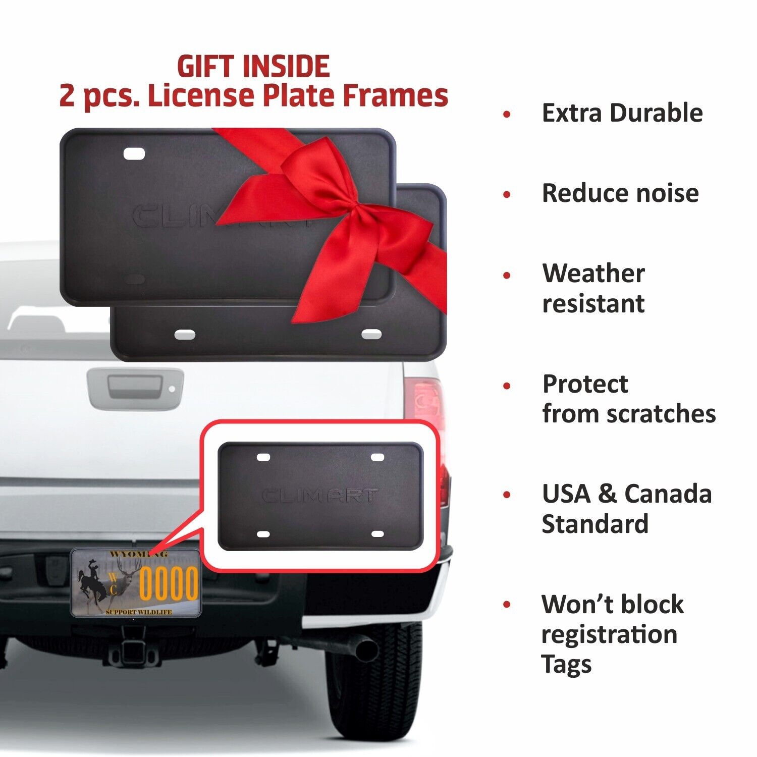 CLIM ART in-Channel Incredibly Durable Rain Guards for Ford Ranger 2019-2023 SuperCrew, Original Window Deflectors, Vent Deflector