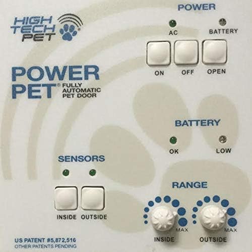 High Tech Pet Fully Automatic Pet Door for Wall and Door Installation - (PX-1W, Medium Wall Mount)