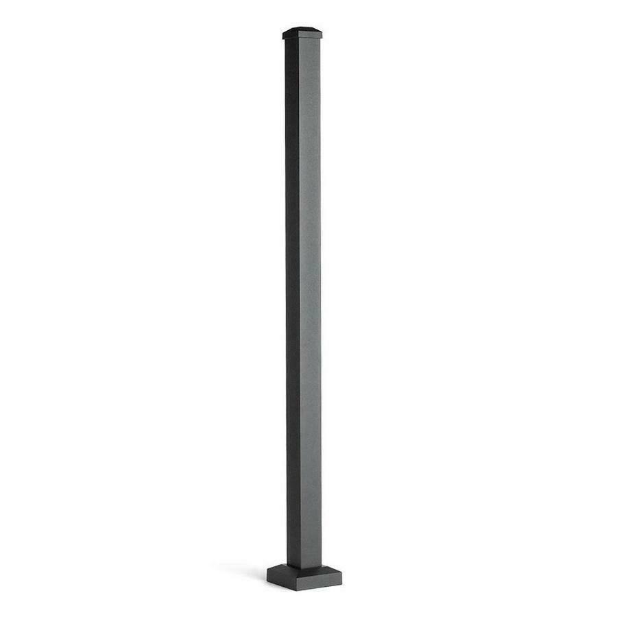 Trex Signature 2.5-in x 2.5-in x 53-in Aluminum Stair Post Bronze