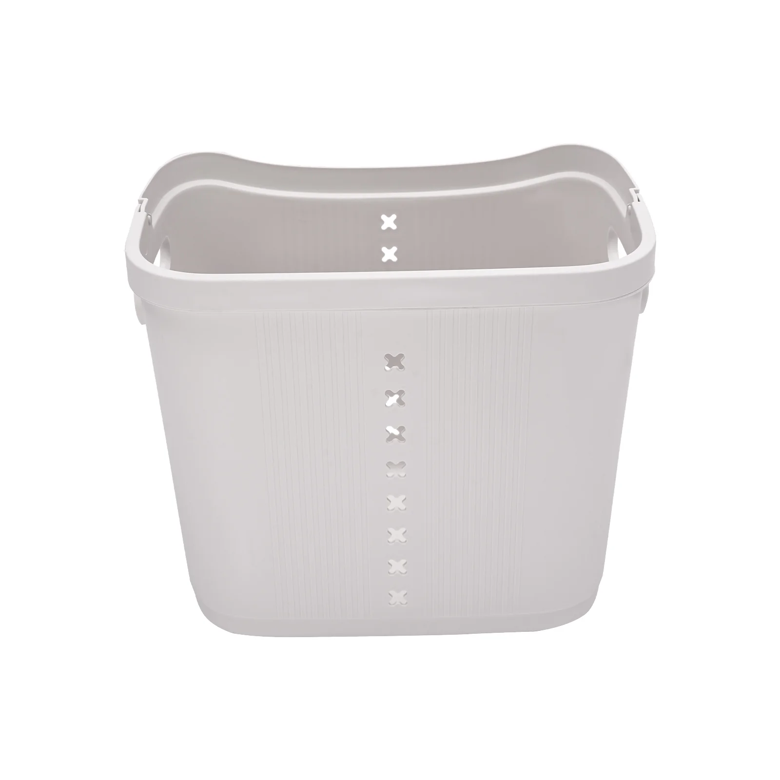 3-Tier Portable Laundry Basket Laundry Hamper Freestanding Rolling Storage Cart W/4 Universal Wheels Dirty Clothes Storage Basket White Organizer