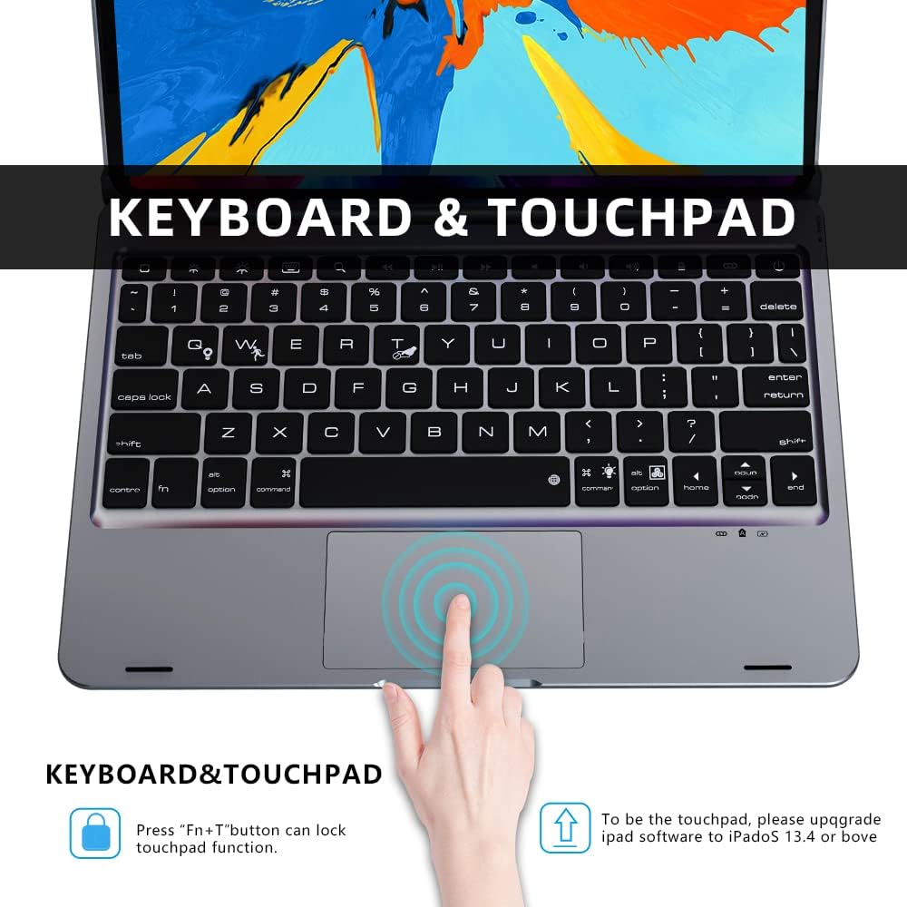 doqo Magnetic Keyboard Case for iPad Air 5th Generation(2022)/iPad Air 4th Generation(2020), iPad Pro 11 2018/2020/2021
