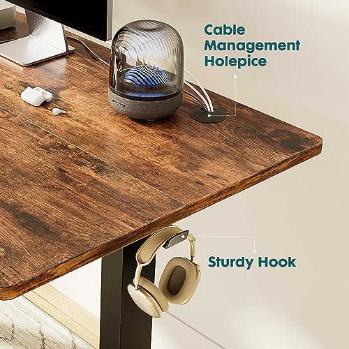 Standing Desk, Adjustable Height Electric Sit Stand Up Down Computer Table