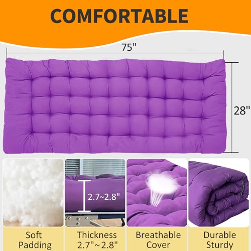 2 Pack Camping Cot with Mattress Comfortable Cot Bed Folding Cot Heavy Duty Cots for Sleeping with Carry Bag for Adults Kids Guest Bed Outdoor Indoor