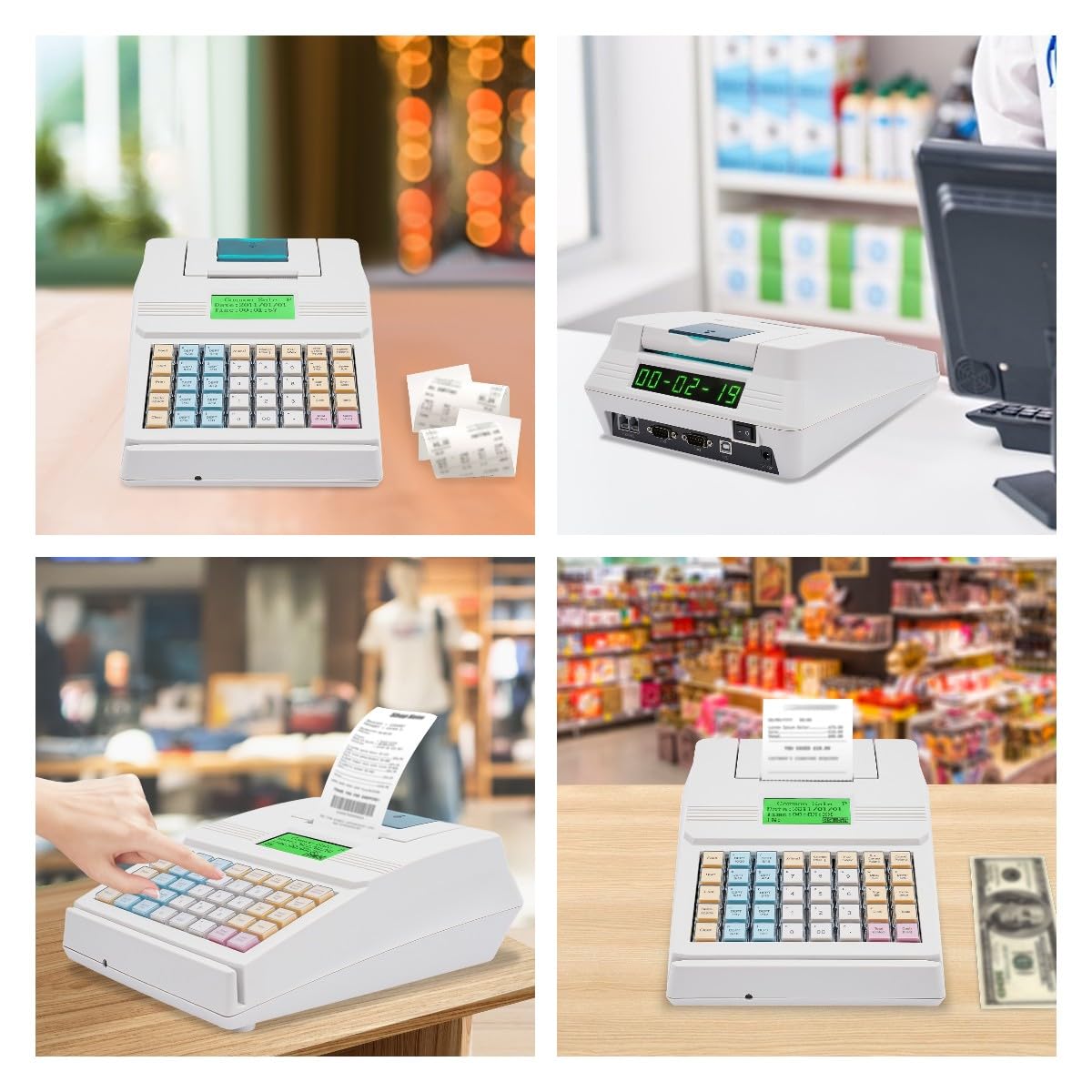 Cash Register,Electronic POS Syetem Cash Register,Thermal Cash Register,LED Cashier Register