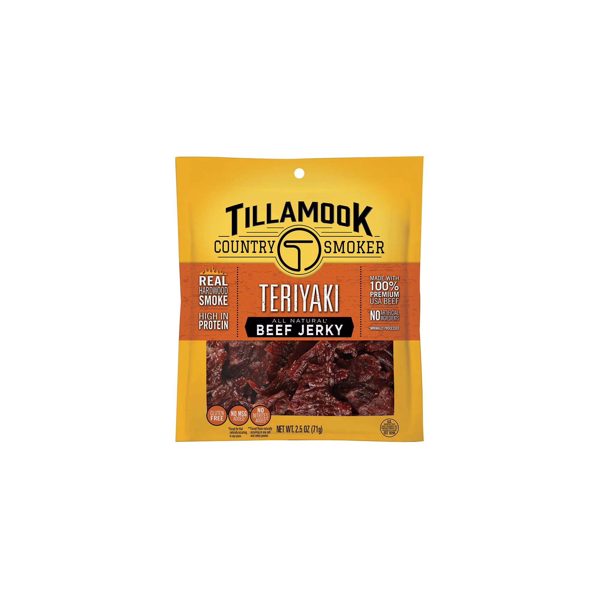 Tillamook All Natural Teriyaki Beef Jerky (Pack of 2)