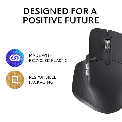 Logitech MX Keys S Combo - Performance Wireless Keyboard and Mouse with Palm Rest, Customizable Illumination, Fast Scrolling, Bluetooth, USB C