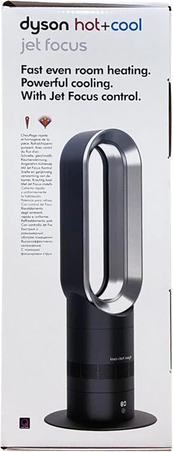 Dyson 302198-02 AM09 Fan + Heater, Iron/Blue (Refurbished)