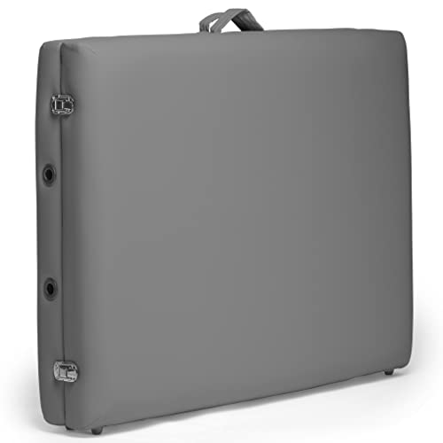Saloniture Professional Portable Folding Massage Table with Carrying Case - Black