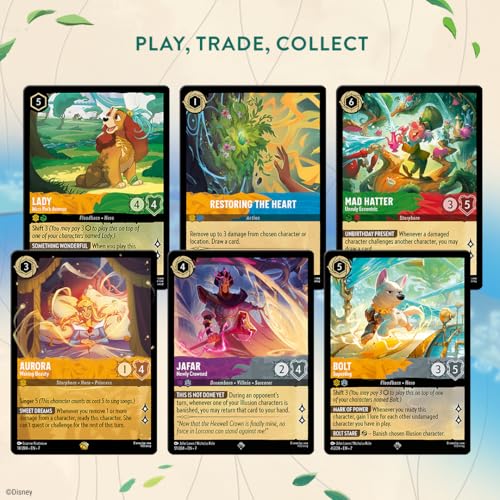 Ravensburger Disney Lorcana TCG: Archazia's Island Booster Pack Display | 24 Packs with 12 Trading Cards Each | Ideal for Collectors & Disney Fans |