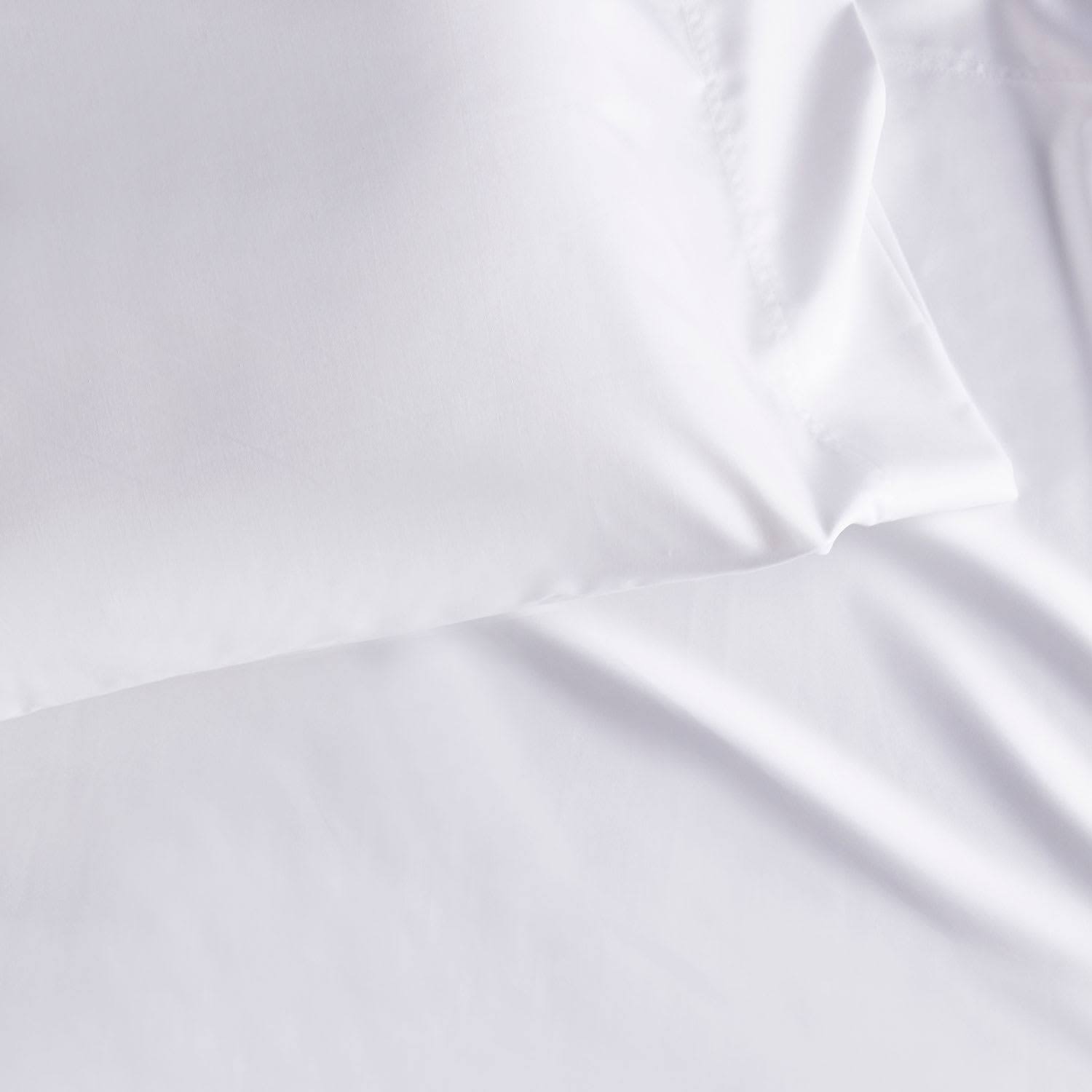 The Company Store Legends Hotel Supima Cornsilk Solid 450-Thread Count Sateen California King Deep Pocket Flat Sheet