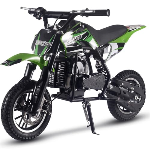 MotoTec DB-01 50cc 2-Stroke Kids Gas Dirt Bike Blue