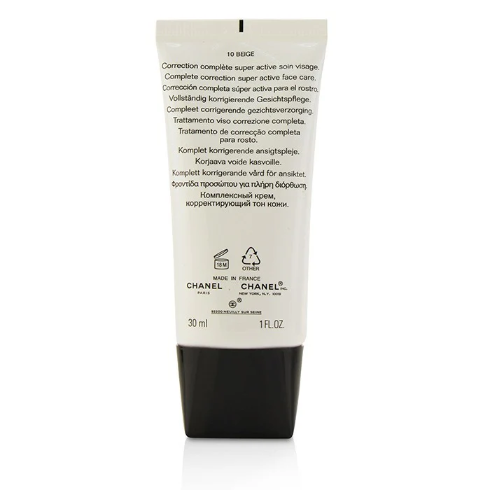 Chanel CC Cream Super Active Complete Correction SPF 50 # 10 Beige 30ml/1oz
