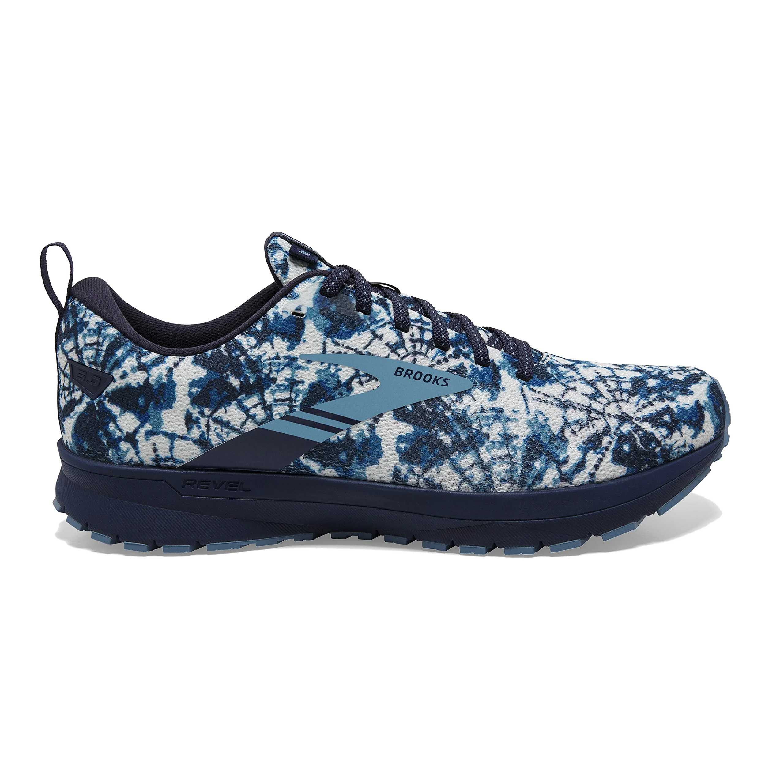 Brooks Revel 5 White/Peacoat/Blue Shadow 10 D (M)