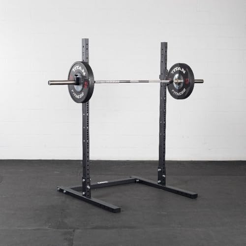 Titan Fitness T-3 Series Short Squat Stand 72" Reinforced J-Hooks