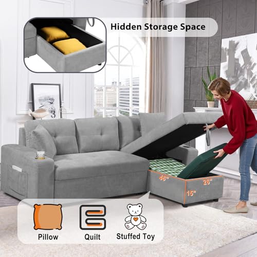 Reversible Sectional Sofa Couch