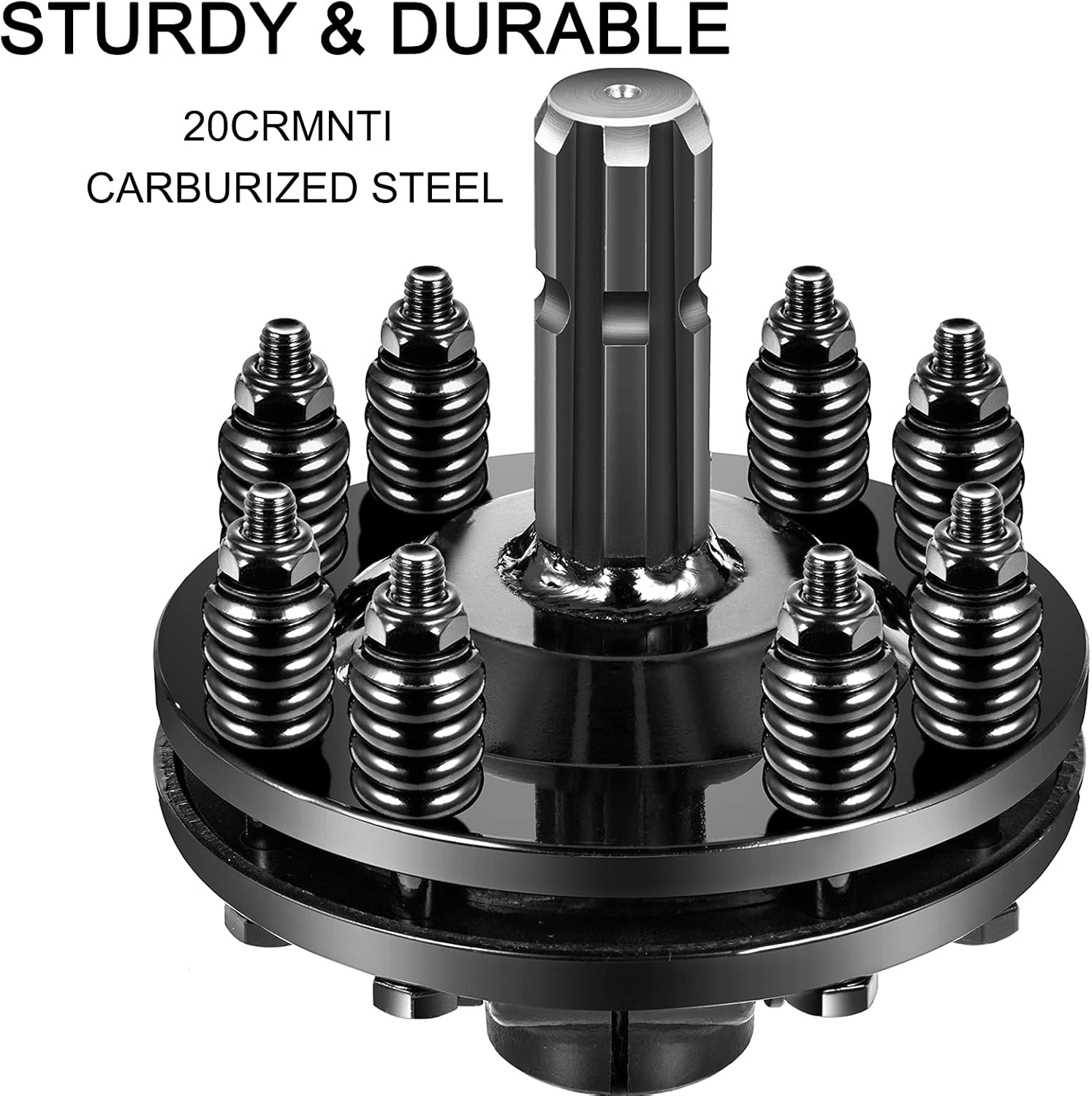 VEVOR Slip Clutch, 1 3/8 PTO Slip Clutch, 6 Spline Ends PTO Friction Clutch, Carburized Steel Tractor Slip Clutch