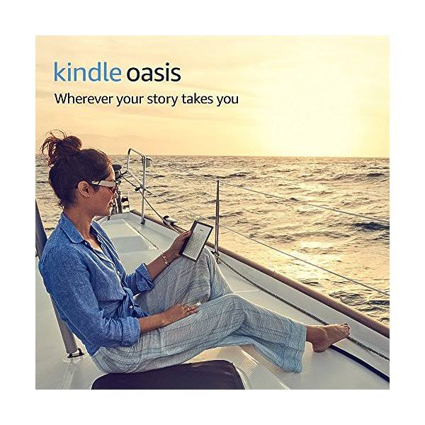 Amazon Kindle Oasis E-Reader - 7x22 High-Resolution Display 300 PPI Waterproof 32 GB Wi-Fi International Version 53-006479