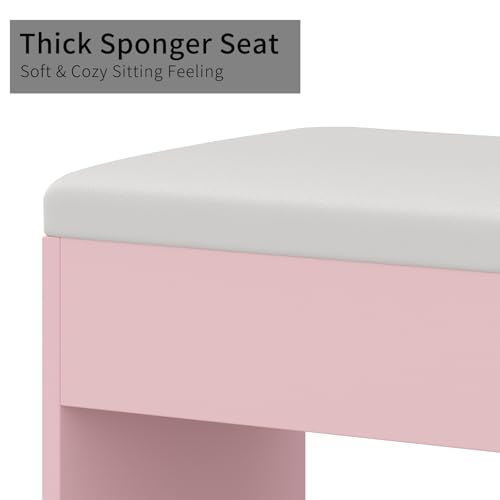Vanity Desk with Mirror and Lights, Makeup Table with Charging Station, 3 Color Lighting Modes, 15 Drawers Dressing Table