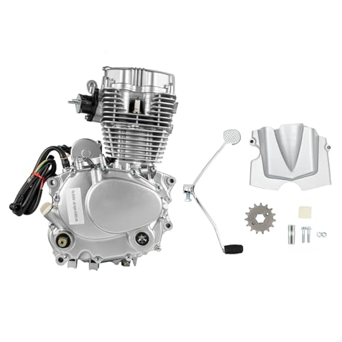 ATV 250cc Engine Motor, 4-Stroke air-Cooled Vertical Engine, CDI Ignition System, 5-Speed Manual Transmission, CG250 Vertical Engine Motor