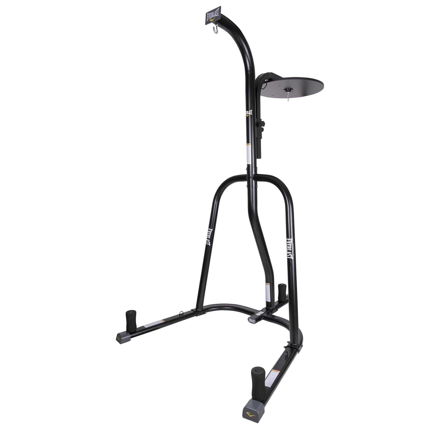 Everlast 2 Station Dual Powder Coated Steel Heavy and Speed Bag Stand - Sports Supplies Online Store