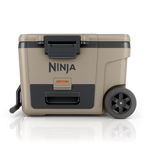 Ninja FrostVault 45qt Wheeled Cooler with Dry Zone, Integrated Fridge-Temp Dry Storage Drawer, Premium Heavy-Duty Insulated Cooler