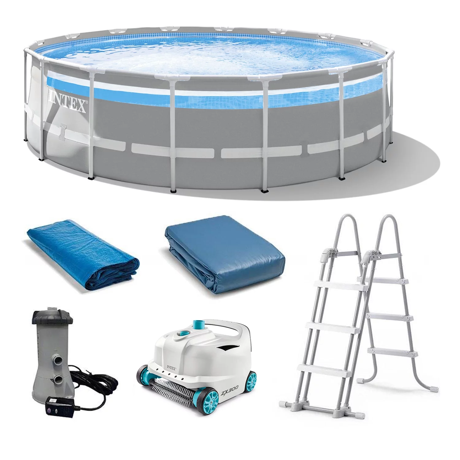 Intex 26729EH 16ft x 48in Prism Above Ground Swimming Pool Set