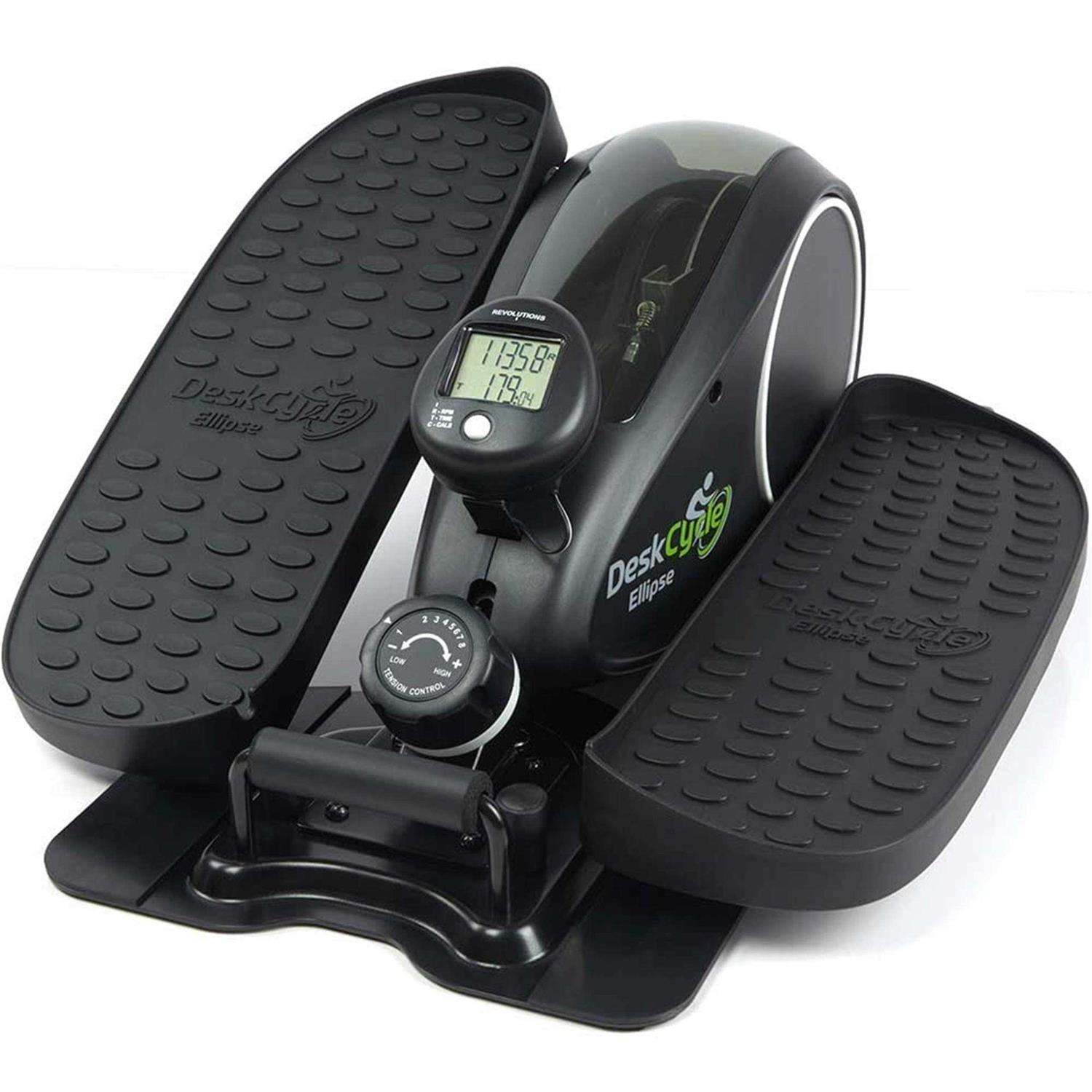 DeskCycle Ellipse Under Desk Elliptical Machine Compact Mini Seated Elliptical Desk Exercise Equipment - Sports Supplies Online Store