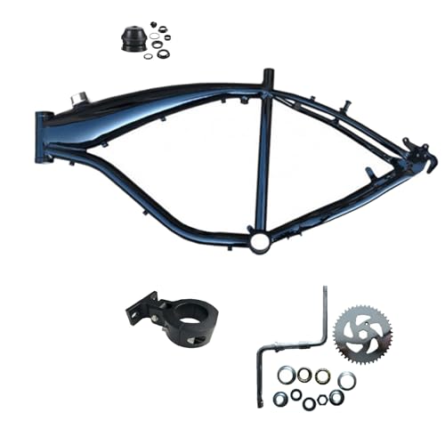 CDHPOWER 26" Bicycle Gas Frame w/2.4L Gas Tank, Headset, Motor Mount and Wide Pedal Crank Kit