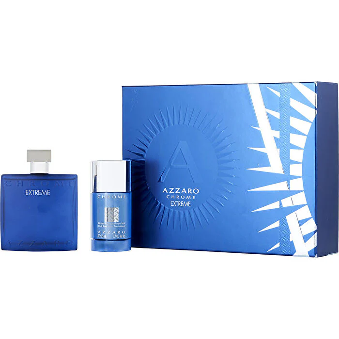Azzaro Chrome Extreme Eau De Parfum Spray 100ml/3.3oz & Deodorant Stick 75ml/2.6oz