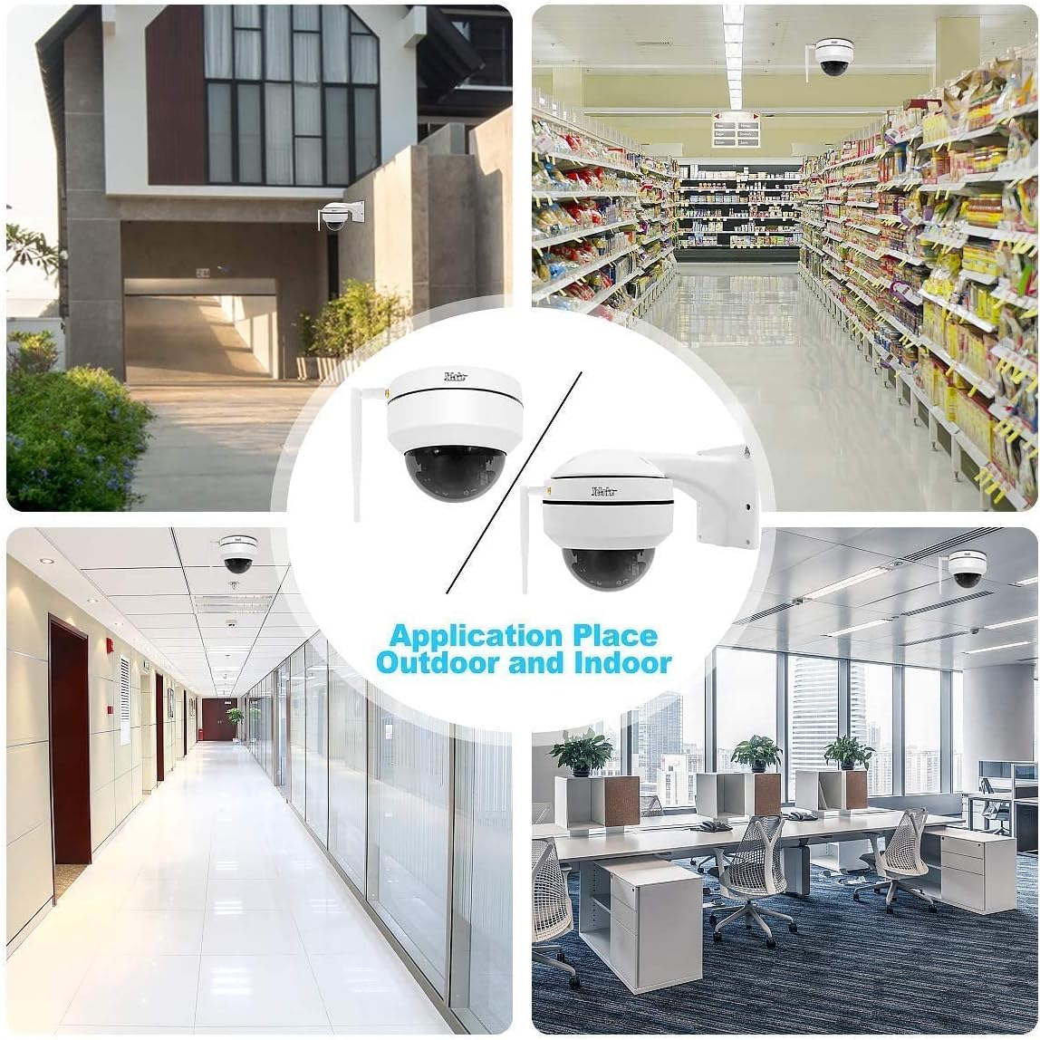 YoLuke 5MP PTZ WiFi Camera Outdoor/Indoor