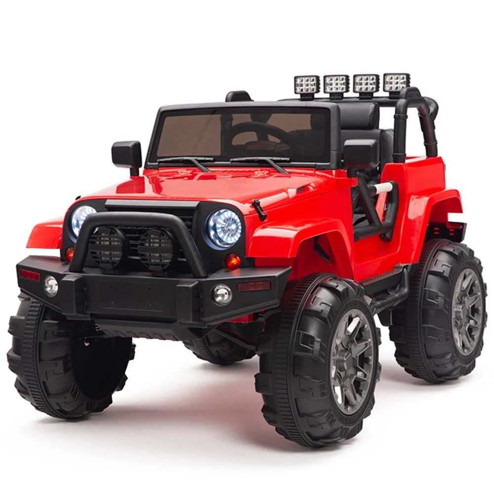 Big Toys Direct Remote Control Ride on Car Truck w/ Full Suspension - Red