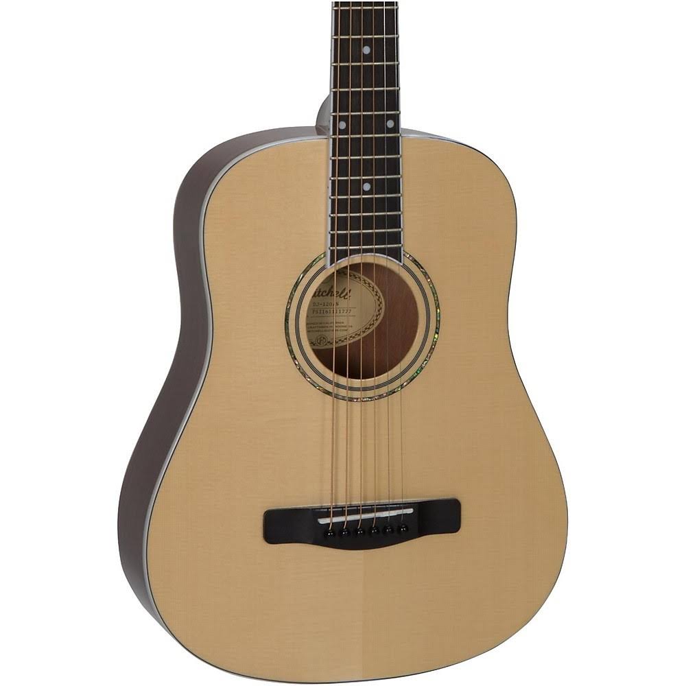 Mitchell DJ120 Junior Dreadnought Acoustic Guitar Natural