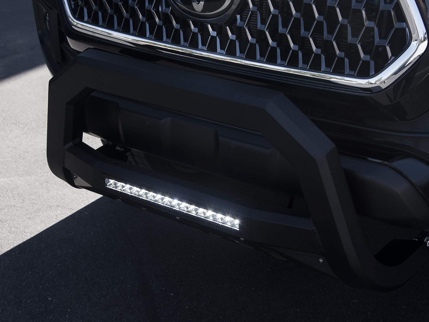 Armordillo USA 7176751 AR Series Bull Bar W/LED Fits 2007-2018 Chevy Silverado 1500 - Matte Black