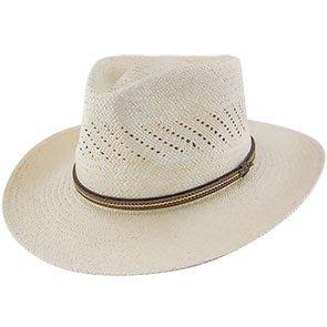 Scala Men&s P221 Vented Outback Straw Hat, Natural