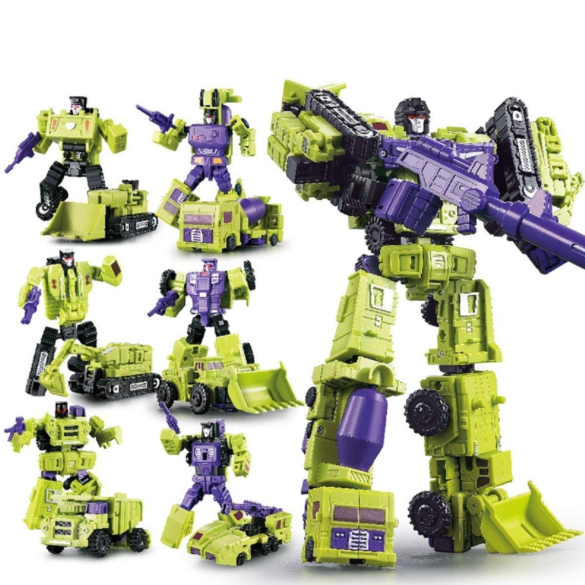Weijiang GT Engineering Devastator Green Combiner 6 in 1 27cm Alloy Metal Toys Action