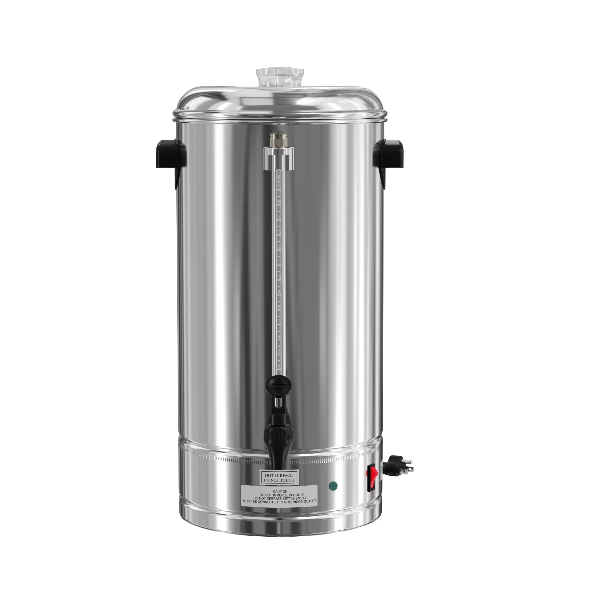 KoolMore Electric 100 Cup Commercial Coffee Percolator in Stainless Steel (KM-CCP100)
