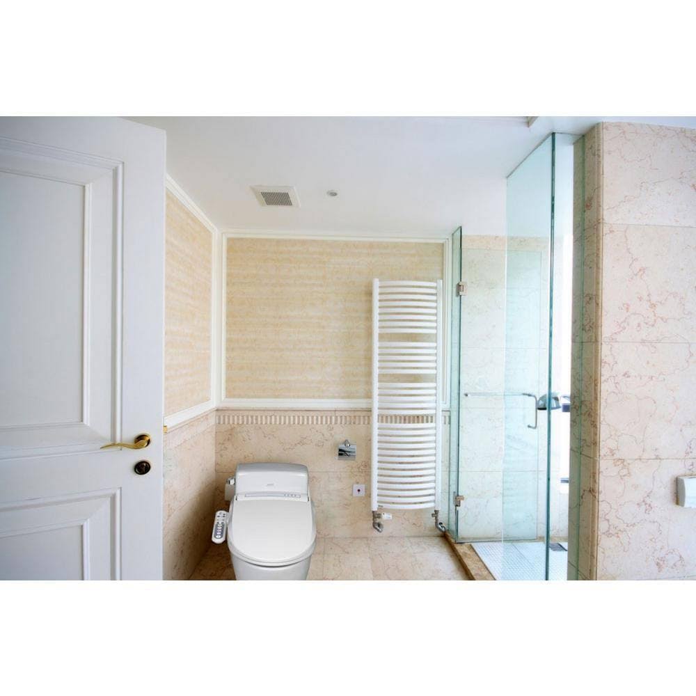 Bio Bidet White Elongated Slow-Close Heated Bidet Toilet Seat | BB8000720-E