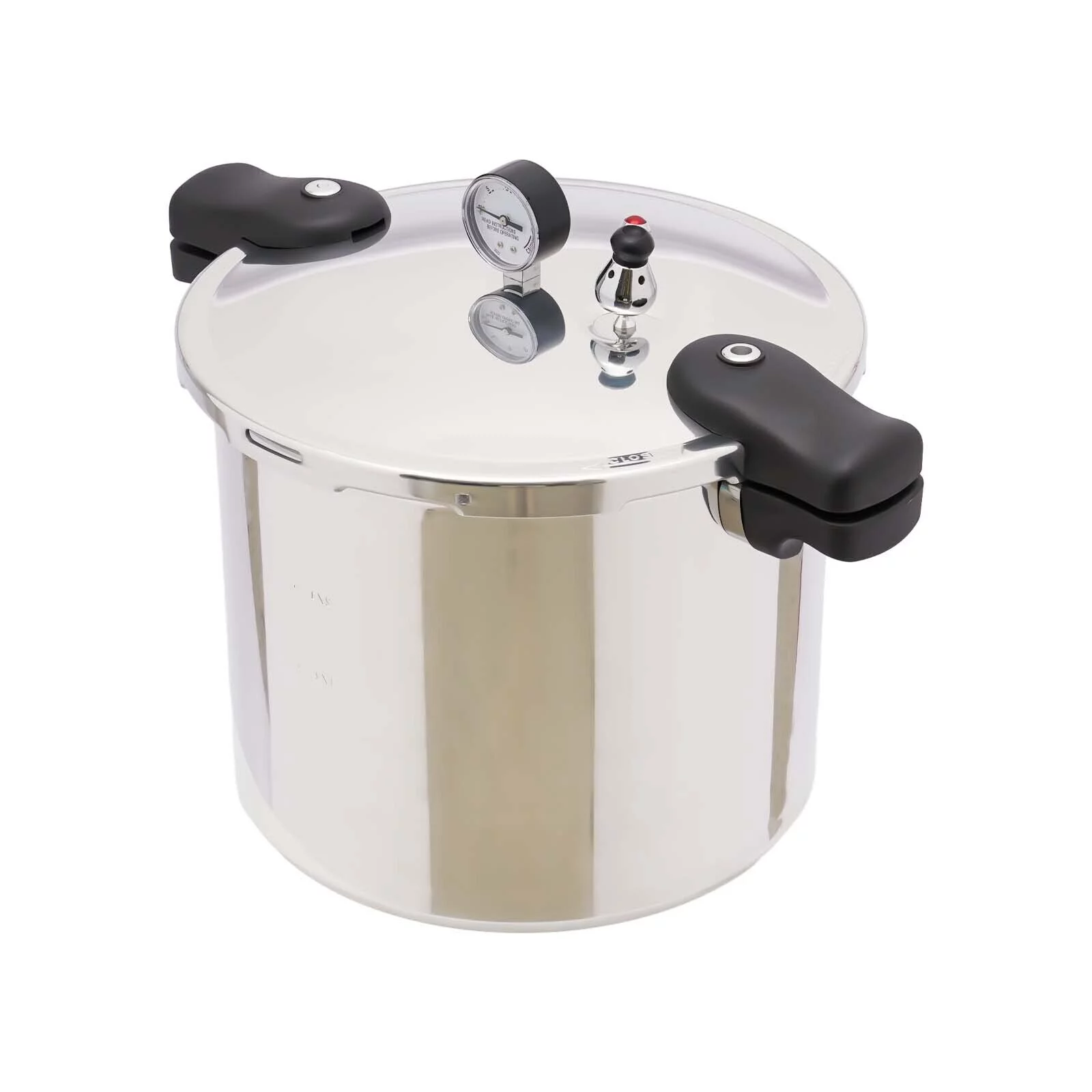 Oukaning 22L Aluminium Pressure Cooking Pot Pressure Cooker / Canner with Steam Guage