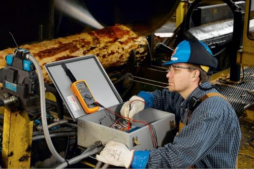 Fluke 87V/IMSK Industrial Digital Multimeter with Fluke i400 Current Clamp Kit, Converts 87V Into Clamp Meter, AC Current Measurements Up To 400 A