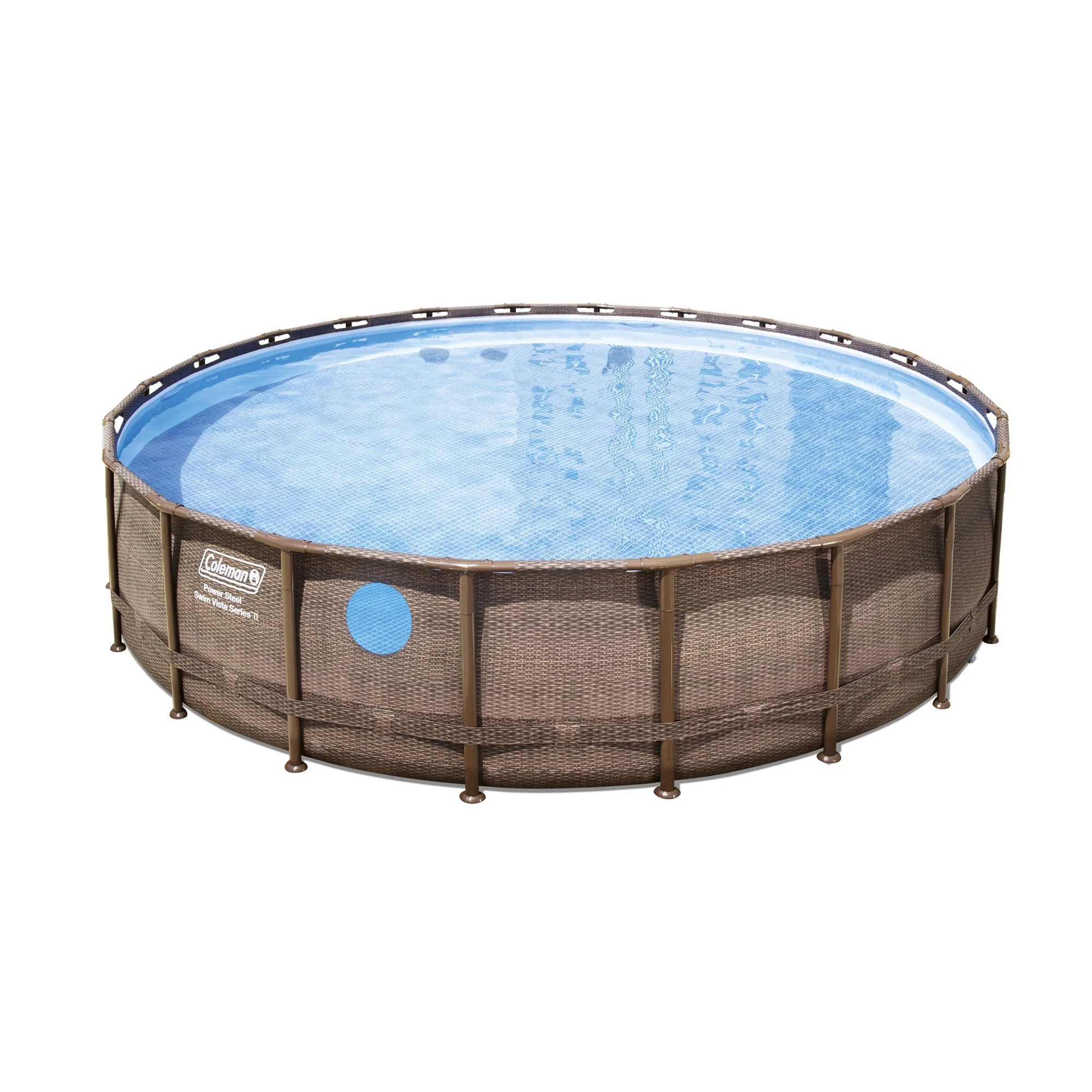 Coleman Power Steel 22' x 52 Round Frame Above Ground Swimming Pool Set