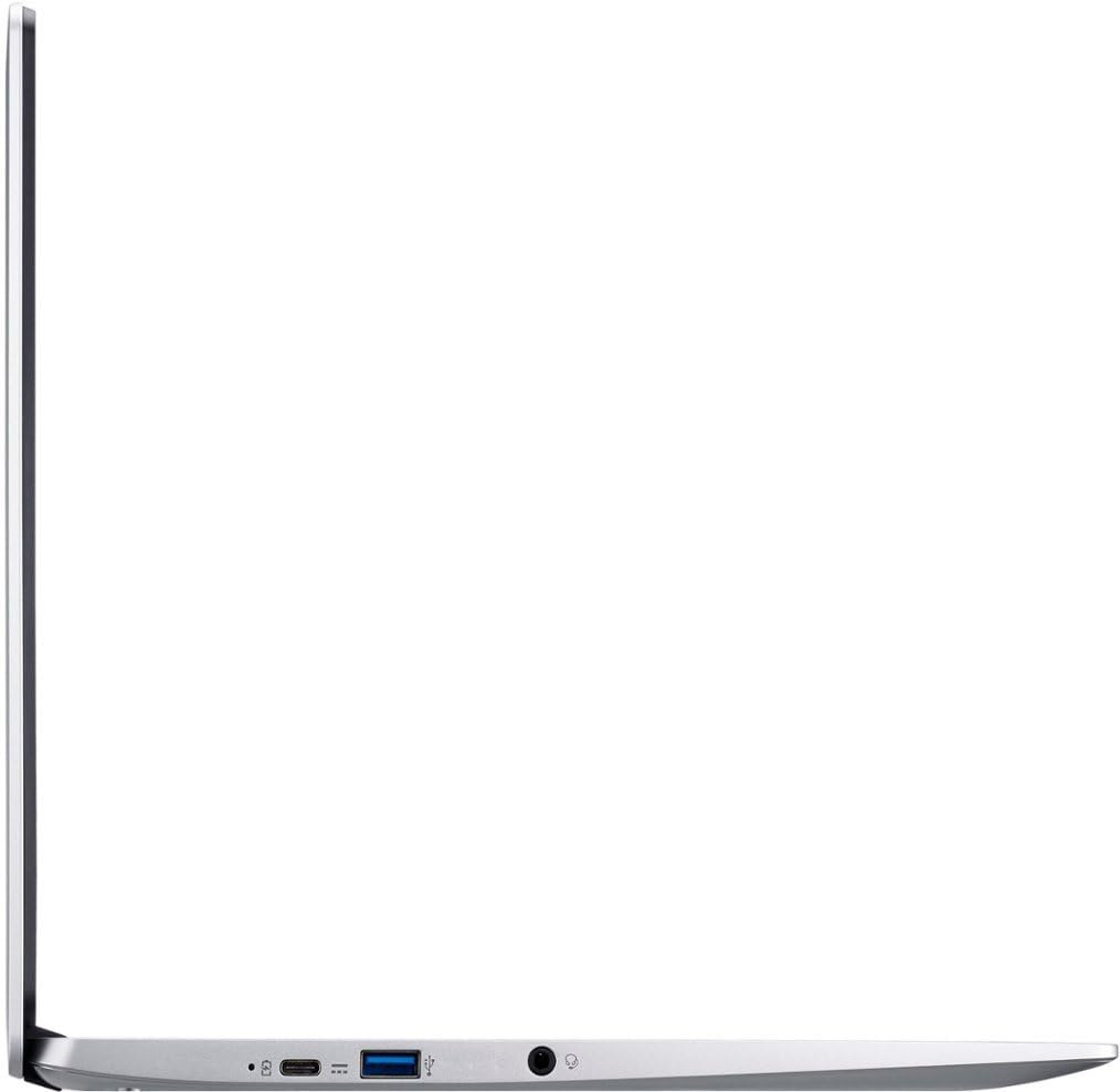 Acer Chromebook 315 15.6” HD Laptop, Intel Celeron N4020, 4GB RAM, 64GB eMMC, Chrome OS + Protective Sleeve, Silver