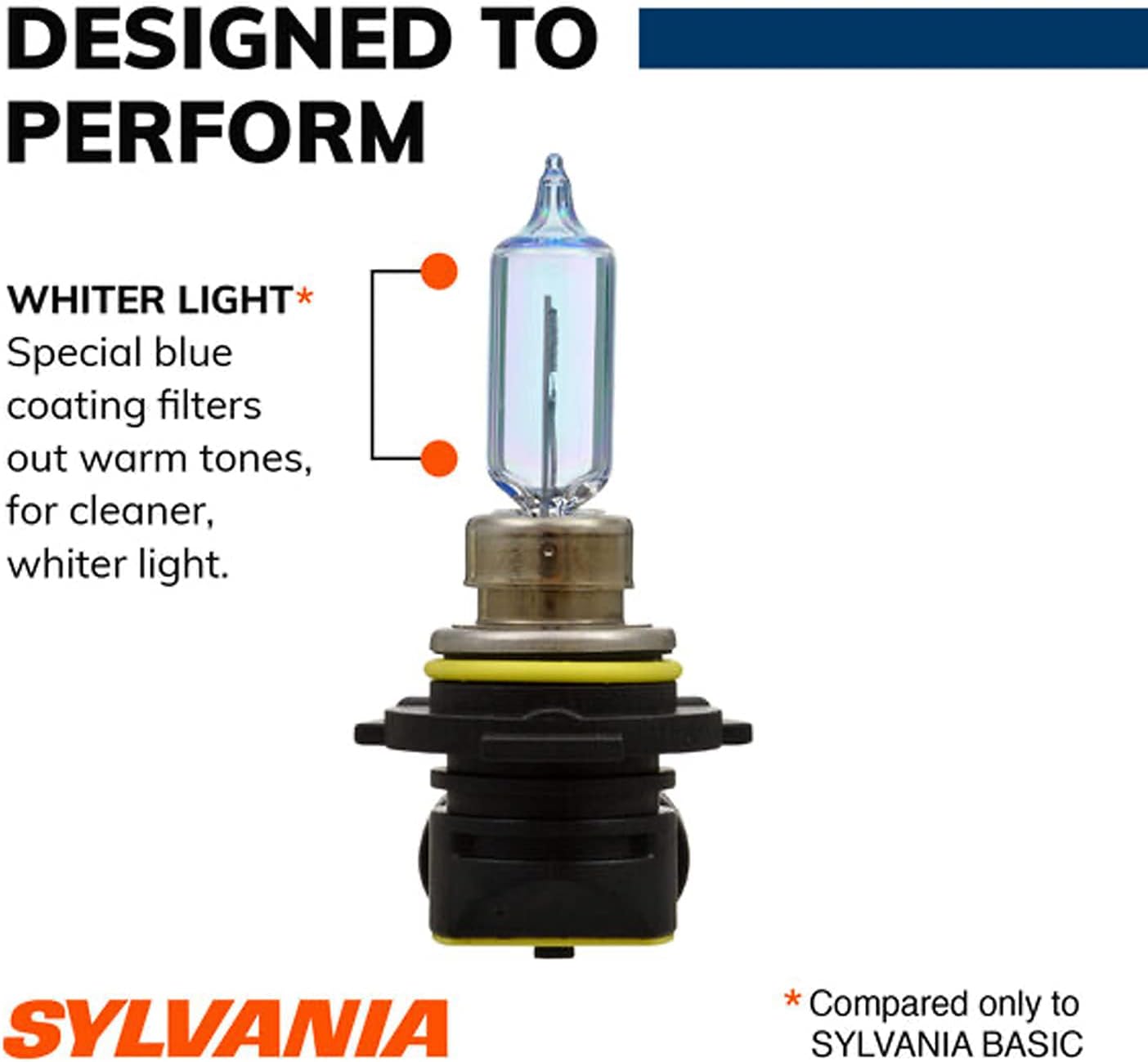 SYLVANIA - 9012 SilverStar - High Performance Halogen Headlight Bulb, High Beam, Low Beam and Fog Replacement Bulb