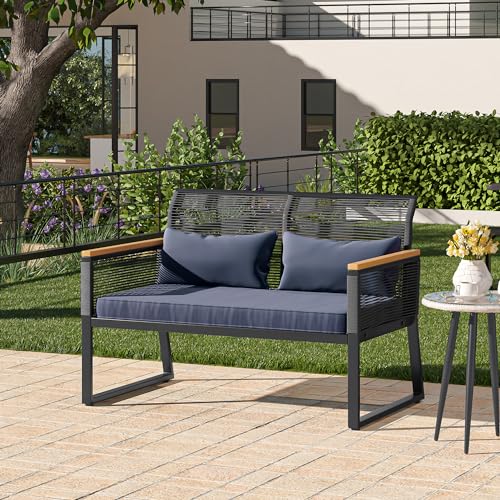YITAHOME 4 Piece Patio Furniture Set, Wicker Outdoor Bistro Set