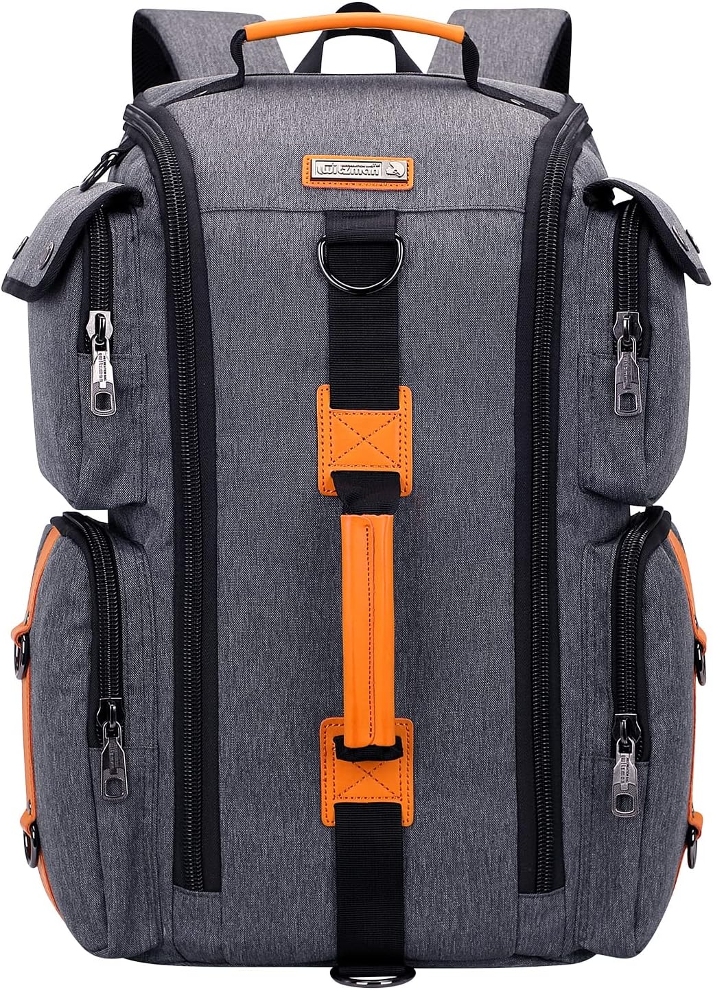 WITZMAN Travel Backpack for Men and Women Carry On Backpack Duffel Bag for Airplanes Fit 17 Inch Laptop (6695 Black)
