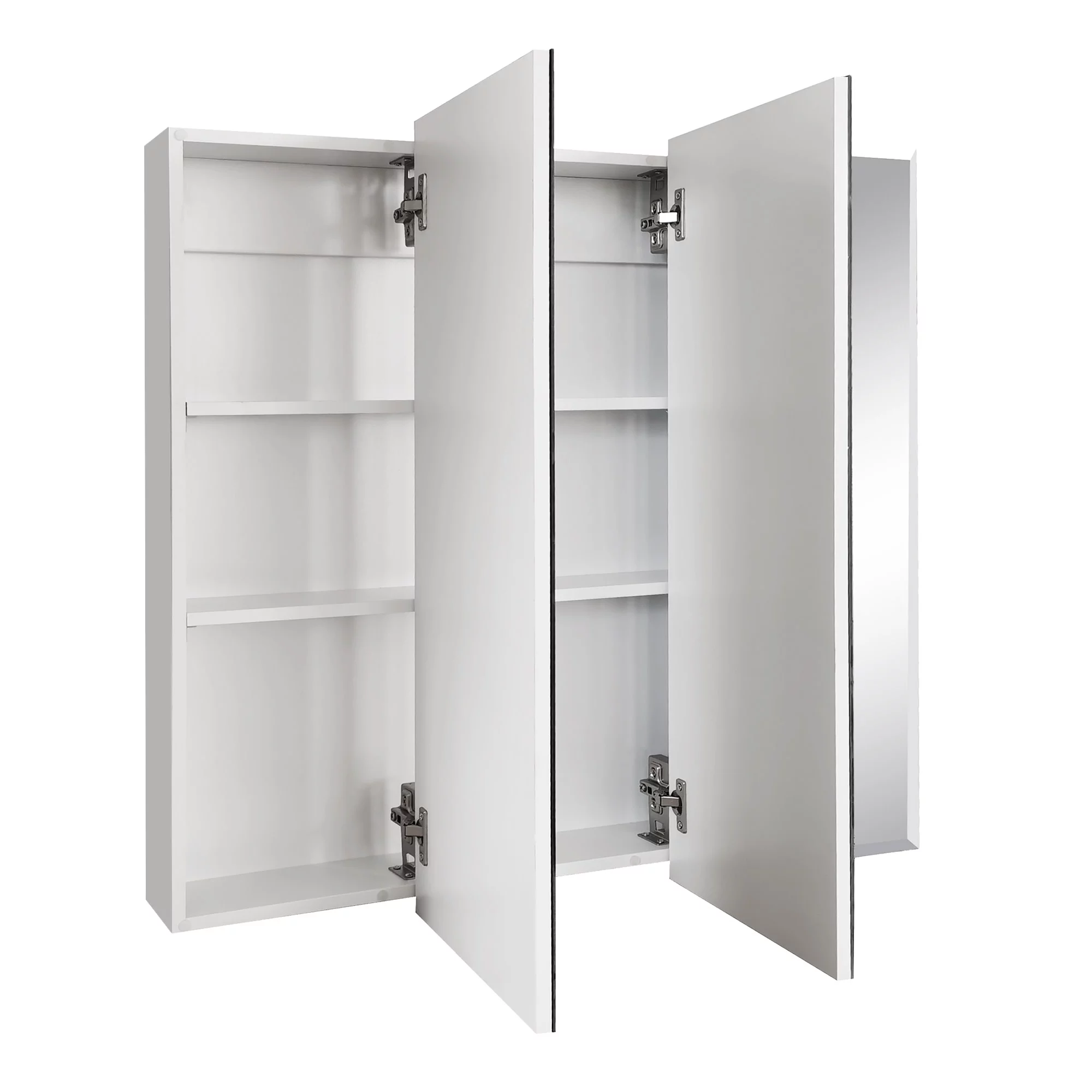 Cyprus Medicine Cabinet 24.5-Inch – Durable Pre-Assembled – Bathroom Wall Cabinet with Frameless Mirrored Doors – 4.4" X 24.5" X 25" – Design House