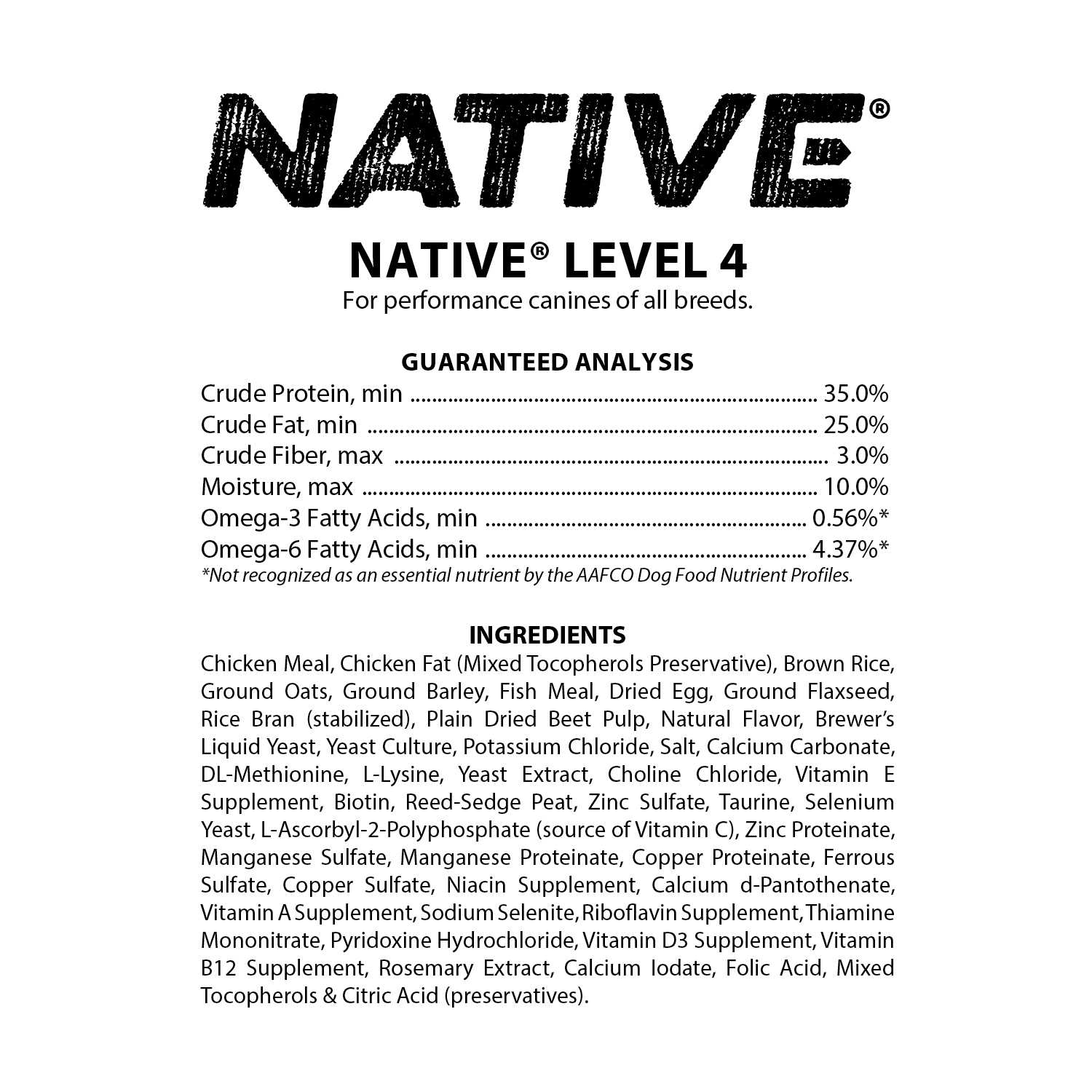 Native Level 4 Chicken Fish Rice Dog Food - Pet Supplies online store