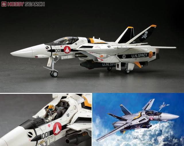 1/48 Scale Macross VF-1S/A Valkyrie Skull Squadron Construction Kit
