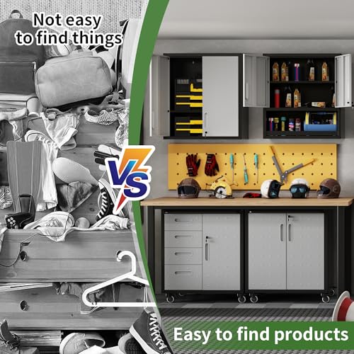 Mobile Tool Storage Cabinet with Wheels,Heavy Duty Rolling Tool Cabinets for Garage,Metal Storage Cabinets with 4 Drawer and 1 Locking Doors