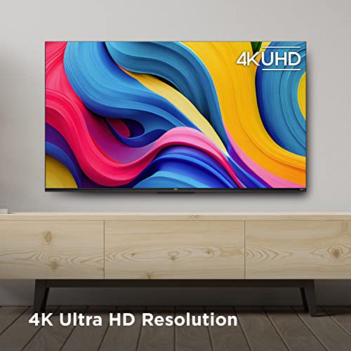 TCL 43-Inch Class S4 4K LED Smart TV with Roku TV (43S450R, 2023 Model), Dolby Vision, HDR, Dolby Atmos, Works with Alexa