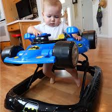 KidsEmbrace Batman Baby Activity Walker DC Comics Car Music and Lights Blue
